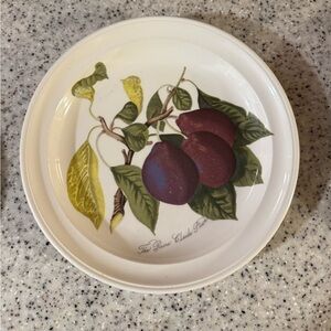 Elegant Plum Design Saucer Pomona Portmeiron 8.5”